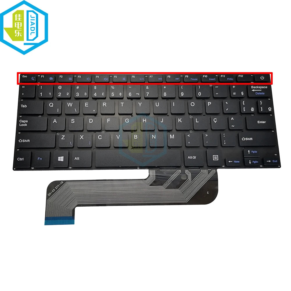 New Laptop Brazilian Keyboard for Prestigio Smartbook 141C 141C01 XK-HS002 MB27716023 BR Brazil Keyboards Replacement Pc Parts