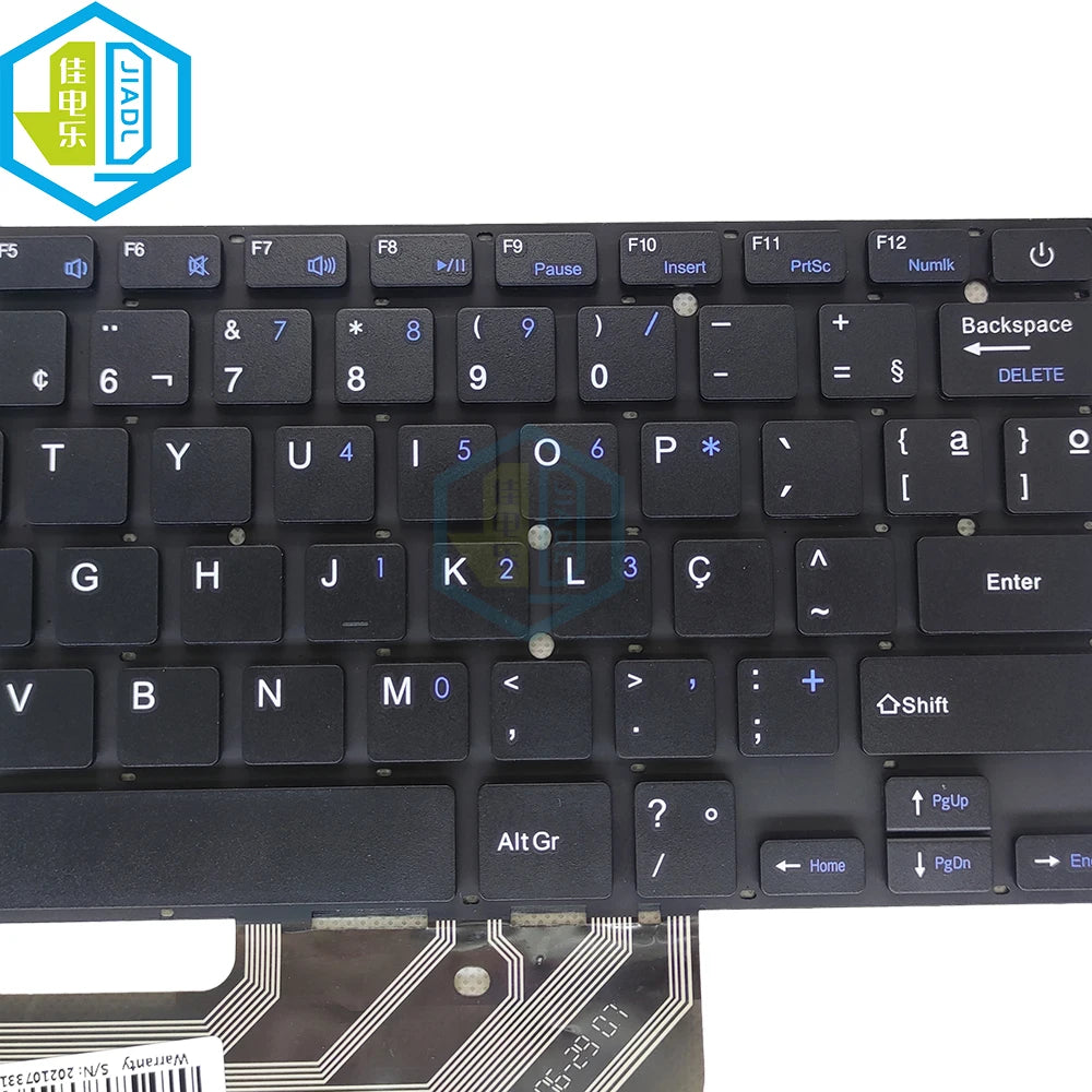 New Laptop Brazilian Keyboard for Prestigio Smartbook 141C 141C01 XK-HS002 MB27716023 BR Brazil Keyboards Replacement Pc Parts
