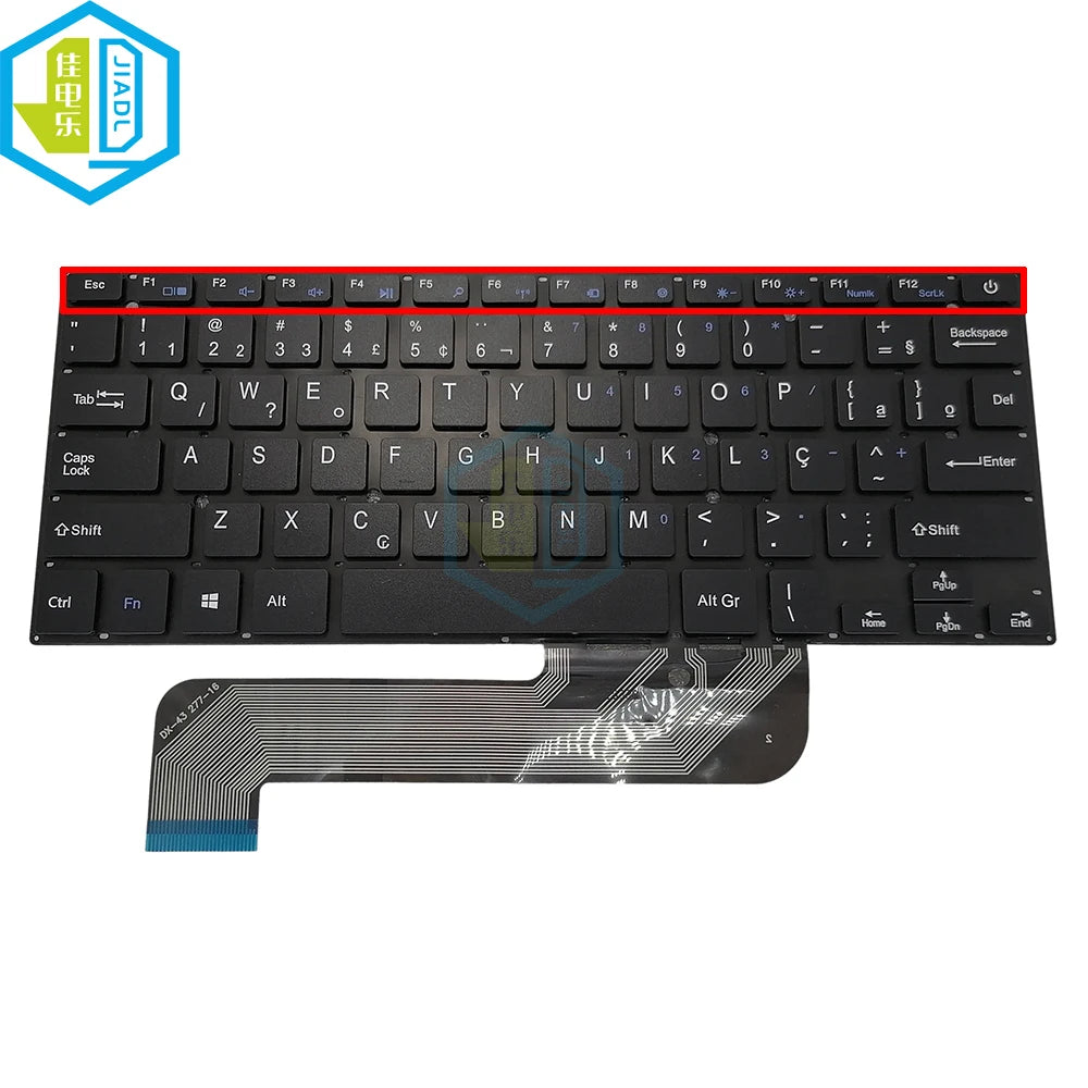 New Laptop Brazilian Keyboard for Prestigio Smartbook 141C 141C01 XK-HS002 MB27716023 BR Brazil Keyboards Replacement Pc Parts