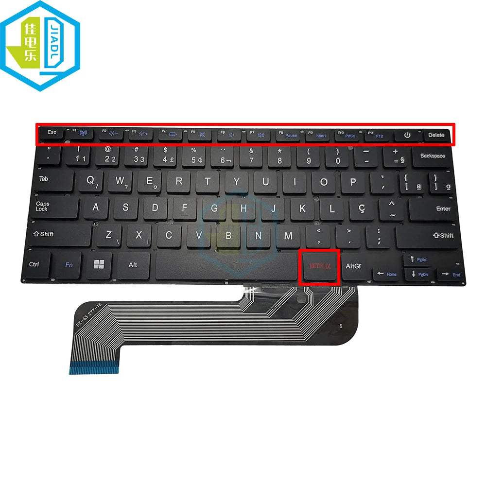 New Laptop Brazilian Keyboard for Prestigio Smartbook 141C 141C01 XK-HS002 MB27716023 BR Brazil Keyboards Replacement Pc Parts