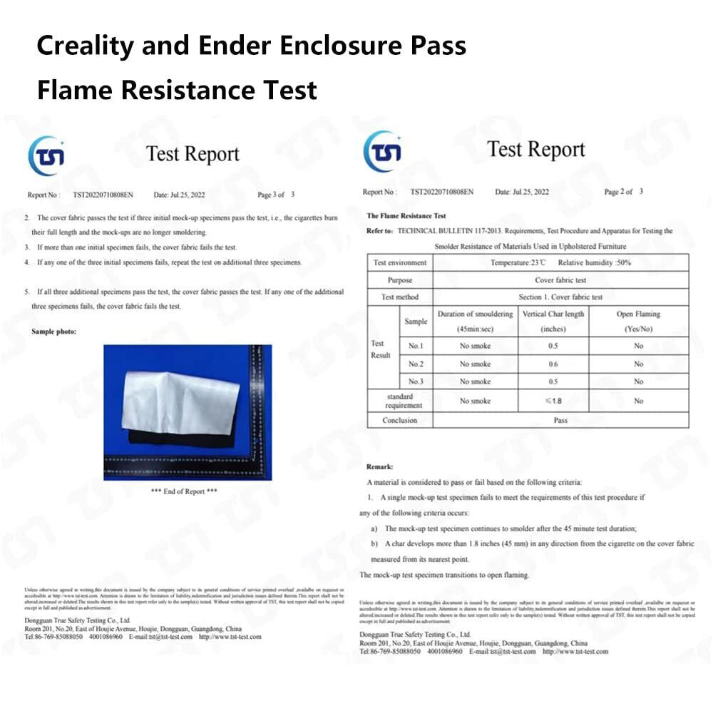 Creality Ender 3D Printer Series Enclosure Fireproof and Dustproof Tent Constant
