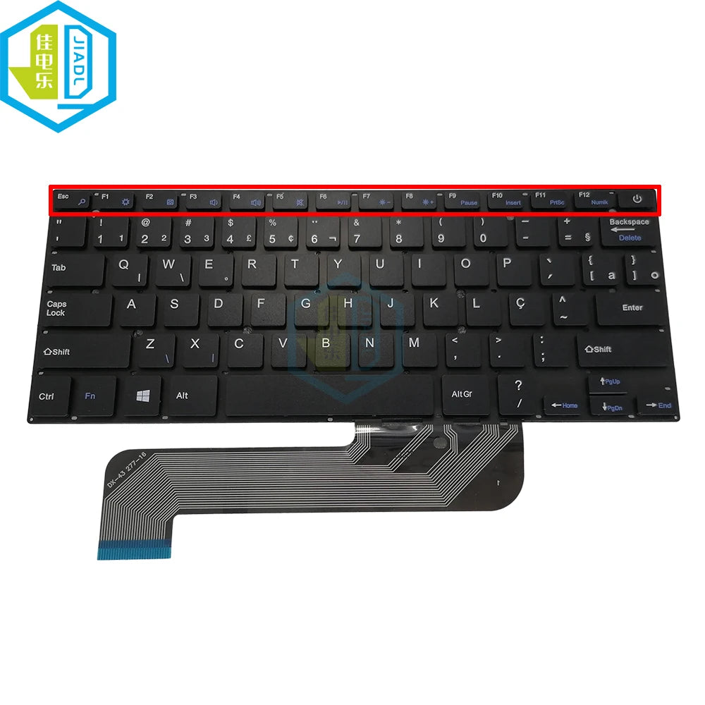 New Laptop Brazilian Keyboard for Prestigio Smartbook 141C 141C01 XK-HS002 MB27716023 BR Brazil Keyboards Replacement Pc Parts