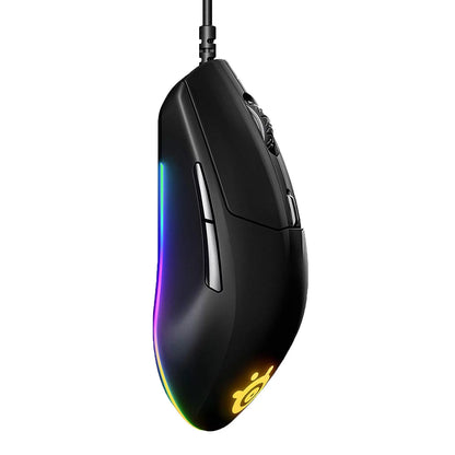 Rival 3 Gaming Mouse - 8,500 CPI Truemove Core Optical Sensor - 6 Programmable Buttons - Split Trigger Buttons - Brilliant Prism RGB Lighting