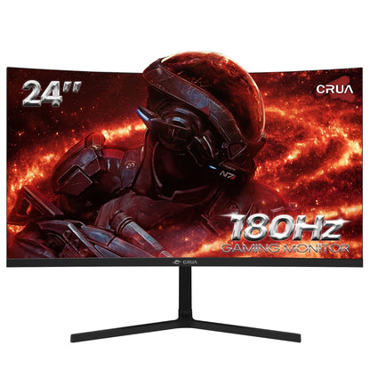 24" FHD 75Hz Curved Computer Monitor,1080P Narrow Bezel Office Monitor,99% Srgb,Freesync, Hdmi,White